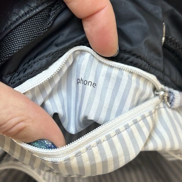 Lululemon Sweat To Street Hobo Bag Black Drawstring Shoulder Crossbody - Picture 11 of 15